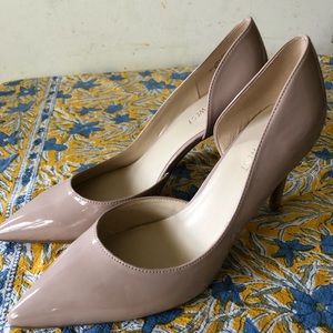 NEW! Nine West Taupe/Cream heels, Size 9.5